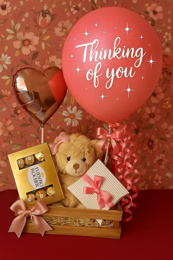 Thinking of You Bear Box - secretgardendelights.com